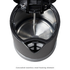 CLATRONIC CLATRONIC Wasserkocher WK 3452 schwarz, Wasserkocher 1,8L mit verdecktem Heizelement  Чайник CLATRONIC WK 3452 черный, чайник 1,8 л со скрытым нагревательным элементом
