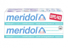 meridol Zahnpasta Doppelpack + Zahnburste Sanft Doppelpack, Меридол НАБОР Зубная паста против воспаления дёсен 2шт х 75мл + Зубные щетки Мягкие 2шт