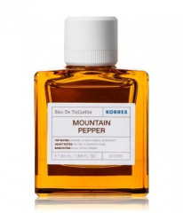 Korres (Коррес) Mountain Pepper, Litsea cubeba,Orange,Bergamotte Eau de Toilette Туалетная вода Spray Спрей, 50 мл