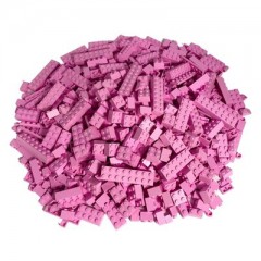 LEGO LEGO Steine gemischt Rosa - 250 Stuck - Pink bricks mix Кубики LEGO смешанные розовые - 250 штук - Смесь розовых кирпичей