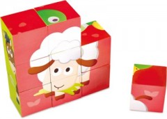 HAPE Blockpuzzle Bauernhof Блочная ферма головоломок