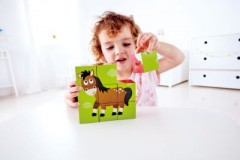 HAPE Blockpuzzle Bauernhof Блочная ферма головоломок