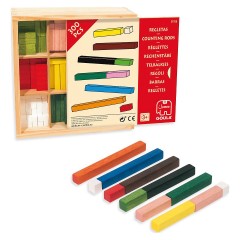 Goula Goula Rechenstabe 10 x 10 (Holzbox) Логарифмическая линейка Goula 10 x 10 (деревянный ящик)