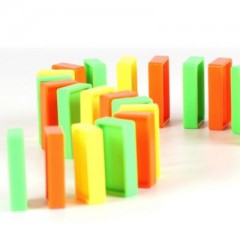 frler Domino Zug Dominosteinen Spielzeug Set Spielzeugautos fur Kinder Домино поезд домино игрушечный набор машинки для детей