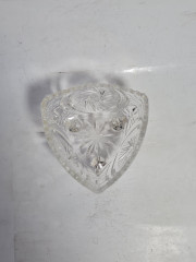 Вазочка винтажная Walther Glas на ножках, хрусталь, 11.5 см, Германия, 1970-80гг.