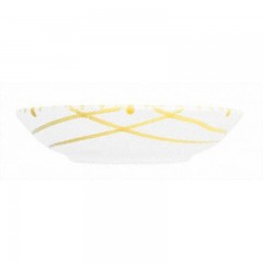 Gmundner Keramik Gmundner Keramik Gelbgeflammt Suppenteller Cup d: 20 cm / h: 4,4 cm Керамическая тарелка Gmundner с желтым пламенем для суповой тарелки д: 20 см / высота: 4,4 см