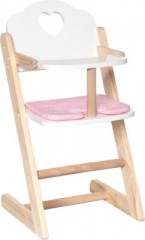 myToys ORIGINALS Holz Puppenhochstuhl mit Sitzkissen Деревянный кукольный стульчик с подушкой для сидения
