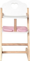 myToys ORIGINALS Holz Puppenhochstuhl mit Sitzkissen Деревянный кукольный стульчик с подушкой для сидения