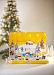 Mars M&amp;M's 3D Adventskalender, Адвент-календарь 2024, 24 сладких сюрприза, 346 грамм