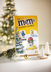 Mars M&amp;M's 3D Adventskalender, Адвент-календарь 2024, 24 сладких сюрприза, 346 грамм