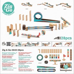 DJECO Zig  Go 5640- 28 Teile Zig Go 5640