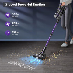 Tikom Tikom Akku-Hand-und Stielstaubsauger, 450,00 W, Beutellos, 450W 33000pa Saugkraft, 50Mins Max 6 in 1 Staubsauger Kabellos 2200mAh  Беспроводной ручной пылесос Tikom, 450,00 Вт, без мешка, мощность всасывания 450 Вт, 33000 Па, максимум 50 минут. Пыле