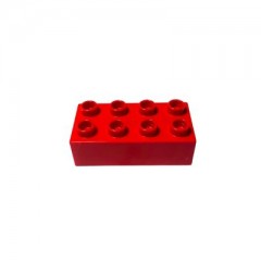 LEGO LEGO Duplo 2x4 Steine Rot - 100 Stuck - Grundbausteine Red 3011 NEU LEGO Duplo 2x4 Bricks Red — 100 штук — базовые строительные блоки красного цвета 3011 НОВИНКА
