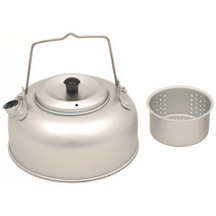 FoxOutdoor FoxOutdoor Wasserkessel Teekessel, mit Teesieb, Aluminium, 1 Qt, Aluminium, aus Aluminium  Чайник FoxOutdoor Чайник с ситечком для чая Алюминий Алюминий 1 кварта Алюминий