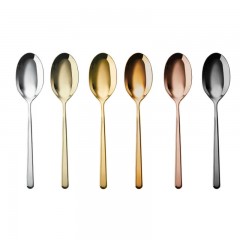 Sambonet Sambonet Linear - Edelstahl / PVD Mix Mokkaloffel Set 6-tlg. Sambonet Linear - набор ложек для мокко из нержавеющей стали / PVD, 6 предм.