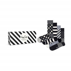 Happy Socks Socken #x27;4-Pack Classic Black &amp; White Socks Gift Set#x27; 36-40 носки #x27;подарочный набор из 4 классических черно-белых носков#x27;