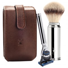 Muhle Silvertip Fibre mit Gillette Fusion  Silvertip Fiber с Gillette Fusion