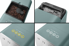 Smeg Smeg Kaffeevollautomat SMEG Kaffeevollautomat Kaffeemaschine Emerald Green BCC02EGMEU  Полностью автоматическая кофемашина Smeg Полностью автоматическая кофемашина SMEG кофемашина Emerald Green BCC02EGMEU