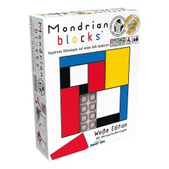 Asmodee Brettspiel Mondrian Blocks Weisse Edition Настольная игра Mondrian Blocks White Edition