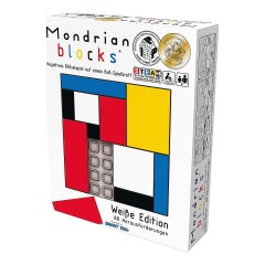 Asmodee Brettspiel Mondrian Blocks Weisse Edition Настольная игра Mondrian Blocks White Edition