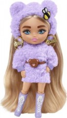 Mattel Barbie Extra Mini Puppe (Blonde Pigtails Purple Hoodie) Мини-кукла Barbie Extra Mini (светлые косички, фиолетовая толстовка с капюшоном)