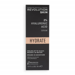 Revolution Skincare 2% Hyaluronic Acid Plumping &amp; Hydrating Solution  2% гиалуроновая кислота для придания объема и увлажнения