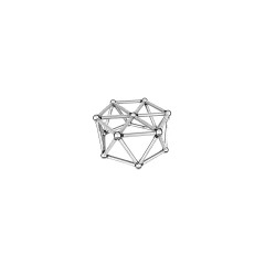 Geomag Pro-L Pocket Set Neodymium-Magnetspielzeug 53 Stuck(e) Silber Pro-L Pocket Set Игрушка с неодимовым магнитом 53 шт. Серебряный