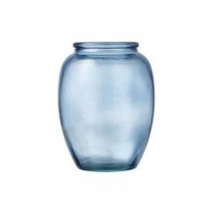Bitz Bitz Kusintha - Glas blue Vase h: 13 cm / d: 6,5 cm Bitz Kusintha - Стеклянная синяя ваза В: 13 см / Г: 6,5 см