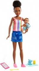 Mattel Barbie „Skipper Babysitters Inc.” Puppe (brunett)  Baby Puppe und Zubehor Барби Скиппер Няни Инк. Кукла (брюнетка) Пупс и аксессуары