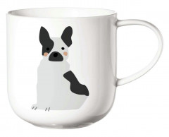ASA Selection ASA SELECTION Henkelbecher French Bulldog Weiss ASA SELECTION Кружка «Французский бульдог» с ручкой