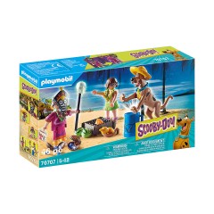 PLAYMOBIL 2er Set: 70361 SCOOBY-DOO! Abenteuer im Geisterhaus + 70707 SCOOBY-DOO! Abenteuer mit Witch Doctor Набор из 2 предметов: 70361 СКУБИ-ДУ! Приключения в доме с привидениями + 70707 СКУБИ-ДУ! Приключения с знахарем