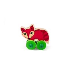 HESS Holzspielzeug Rolli Fuchs Деревянная игрушка лиса на инвалидной коляске
