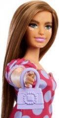 Mattel Barbie Fashionistas Puppe (Vitiligo) im schulterfreien Polka Dot Kleid Кукла Barbie Fashionistas (Витилиго) в платье без бретелек в горошек