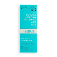 Revolution Skincare Hydrating 2% Alpha Arbutin &amp; Hyaluronic Acid Serum  Увлажняющая сыворотка с 2% альфа-арбутином и гиалуроновой кислотой