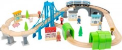 Small Foot Holzeisenbahn Bruckenschlag Деревянный железнодорожный мост