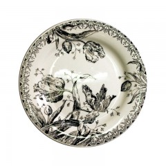 Gien Fayencerie Gien 'Tulipes Noires' Brotteller 16,5 cm Gien "Tulipes Noires" Хлебная тарелка 16,5 см