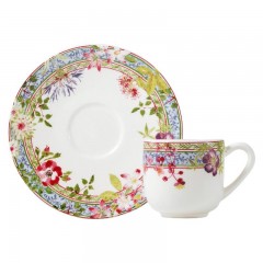 Gien Fayencerie Gien 'Millefleurs' Mokka-/Espresso-Untertasse 12,9 cm Gien &quot;Millefleurs&quot; Блюдце для мокко/эспрессо,12,9см