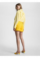 Tommy Hilfiger PLEATED Shorts vivid yellow ПЛИССИРОВАНИЕ шорты ярко-желтый