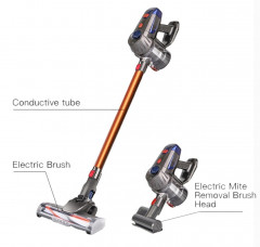 ZEK ZEK Akku-Hand-und Stielstaubsauger K7, 170,00 W, Beutellos, Inkl. Handstaubsauger, Milbenaufsatz  Беспроводной ручной пылесос ZEK K7, 170,00 Вт, без мешка, включая ручной пылесос, насадку для клещей
