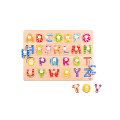 Tooky Toy Kinder Alphabet Puzzle Holz Steckpuzzle Детская азбука-пазл деревянная вставная головоломка