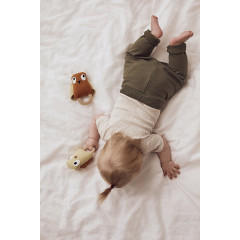 Kids Concept Rasselring Eule Edvin braun Rasseln Погремушка Кольцо Сова Эдвин Браун Рэттлз