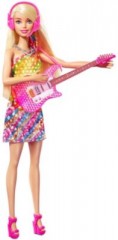 Mattel Barbie Big City Dreams Malibu Sangerin Puppe mit leuchtendem Kleid und Musik inkl. Zubehor Кукла-певица Barbie Big City Dreams Malibu со светящимся платьем и музыкой, включая аксессуары