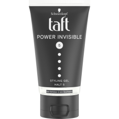 Styling Gel Power Invisible Haltegrad 5 sehr starker Halt, Тафт Гель для укладки Невидимая фиксация, сильная фиксация 5,150 мл