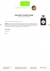 Krauterhaus Sanct Bernhardt Aroma Bath Lavender-Orange, Лавандово-апельсиновая ароматическая ванна 500 мл