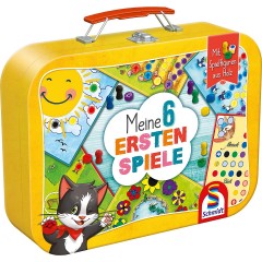 Schmidt Spiele Meine 6 ersten Spiele (im Metallkoffer) Мои 6 первых игр (в металлическом корпусе)