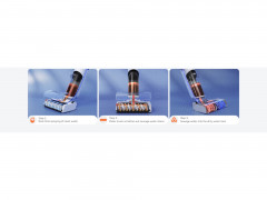 ILIFE ILIFE Akku-Handstaubsauger W90 3-in-1-Handstick-Akku-Nass- und Trockensauger, 150,00 W, Abwassertanktrennung reinigen, 13000pa, Automatische Reinigungstaste, Intelligent voice prompt system  Беспроводной ручной пылесос ILIFE W90 Беспроводной ручной 