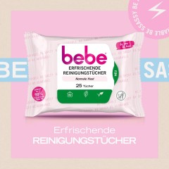 bebe Erfrischende Reinigungstucher  Освежающие чистящие салфетки