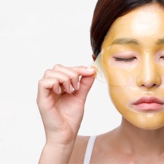 Petitfee Chamomile Lightening Hydrogel Mask Pack  Гидрогелевая осветляющая маска с ромашкой