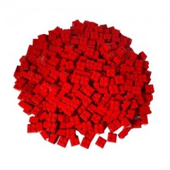 LEGO LEGO 2x2 Steine Rot  - 250x - Red bricks 3003 LEGO 2x2 Bricks Red - 250x - Красные кирпичи 3003
