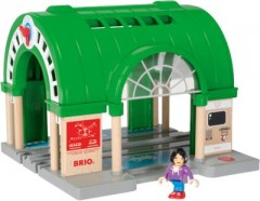 BRIO Neuer Hauptbahnhof mit Ticketautomat Новый главный вокзал с автоматом по продаже билетов